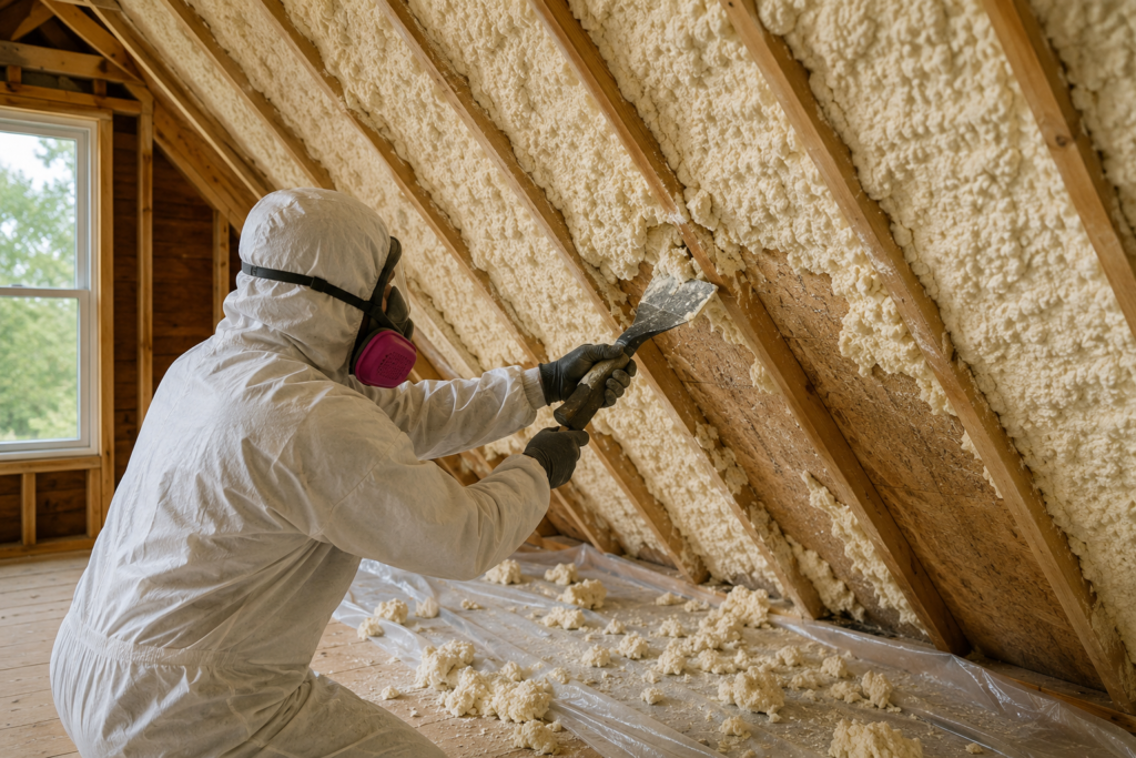 Benefits of Open Cell Spray Foam Removal for Homes